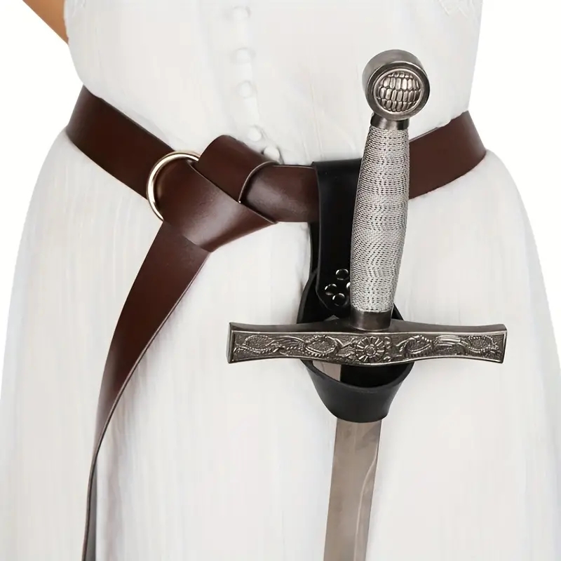 バイキングレトロレザーコスプレベルト（剣ケース付き）プロ貴族 - Cosplay Prop Dagger のレビューと価格