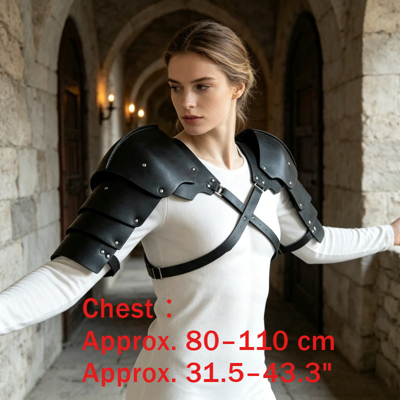 レトロな北欧バイキング風の騎士用肩当て。中世風の肩当てで、ル - Cosplay Prop のレビューと価格